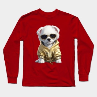 Cool Adorable Puppy Long Sleeve T-Shirt